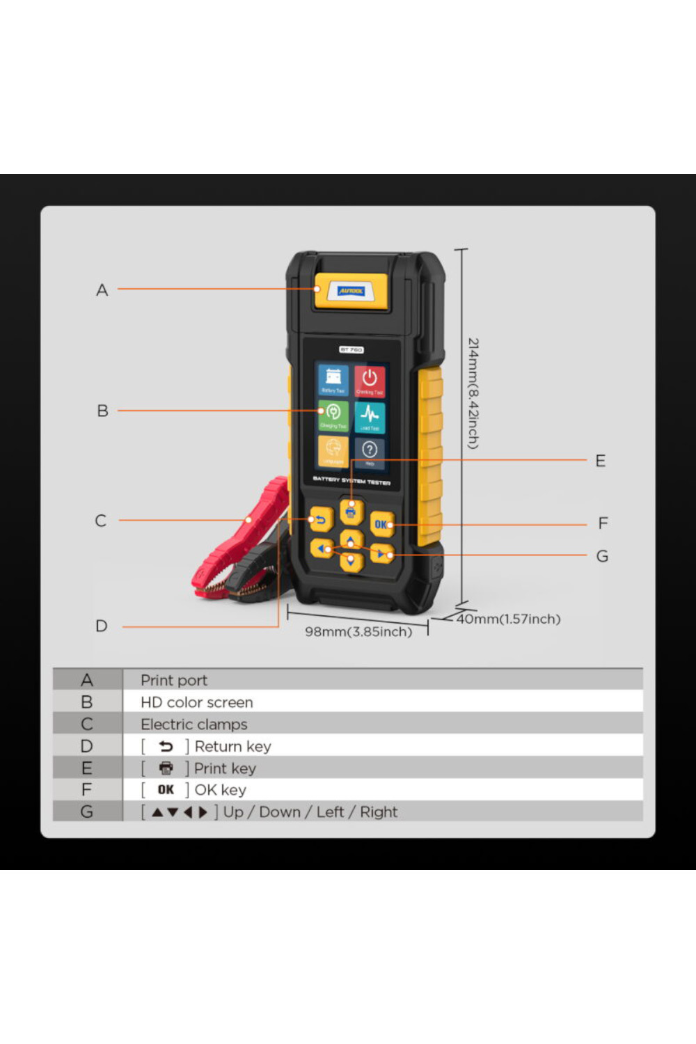 AUTOOL BT760 - Slika 3
