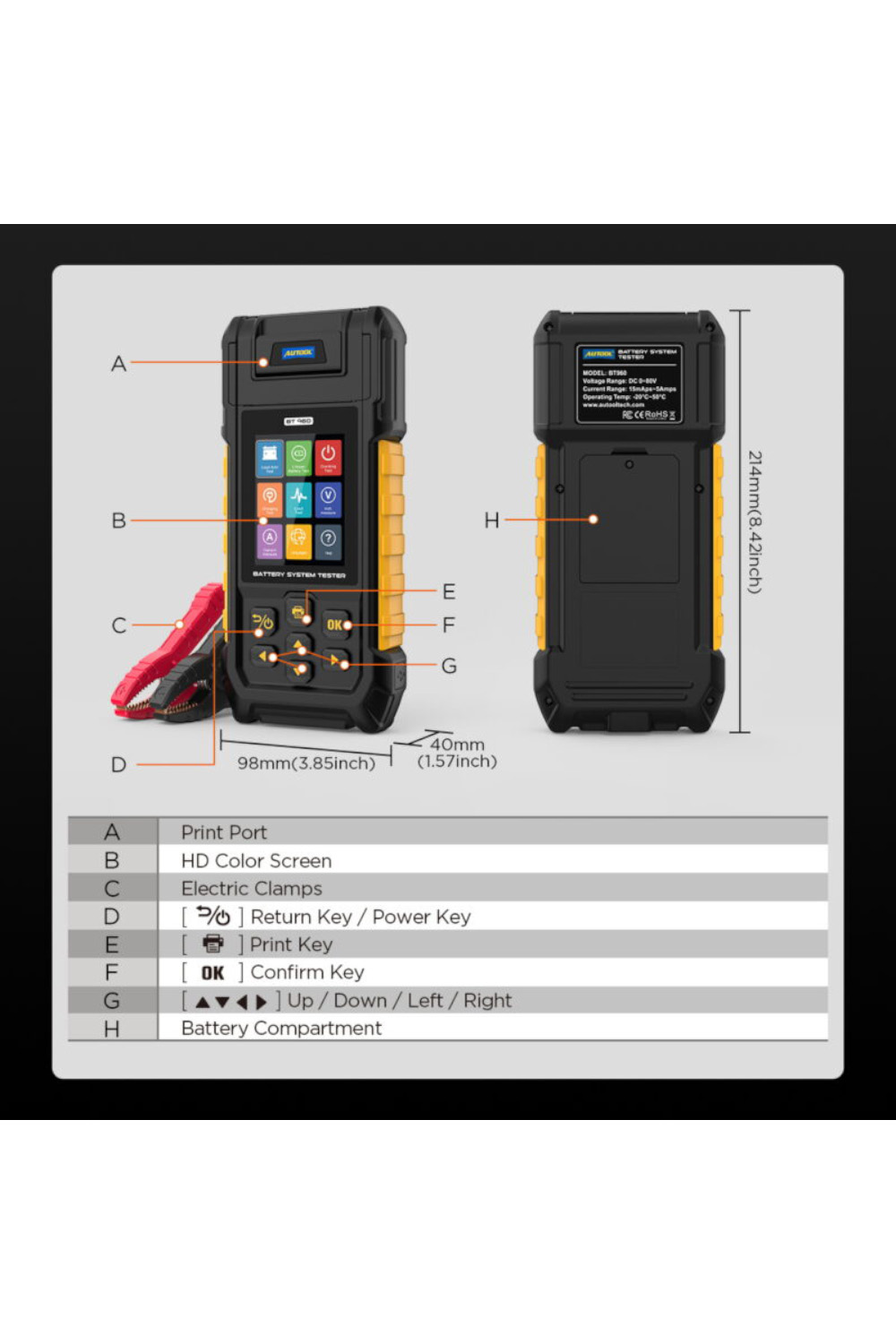 AUTOOL BT960 - Slika 3