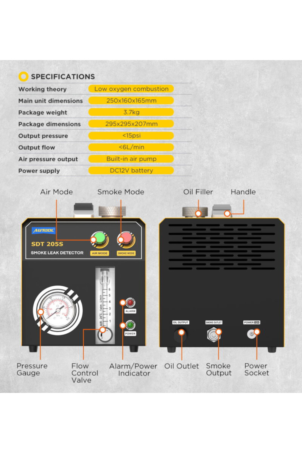 AUTOOL SDT205S - Slika 3
