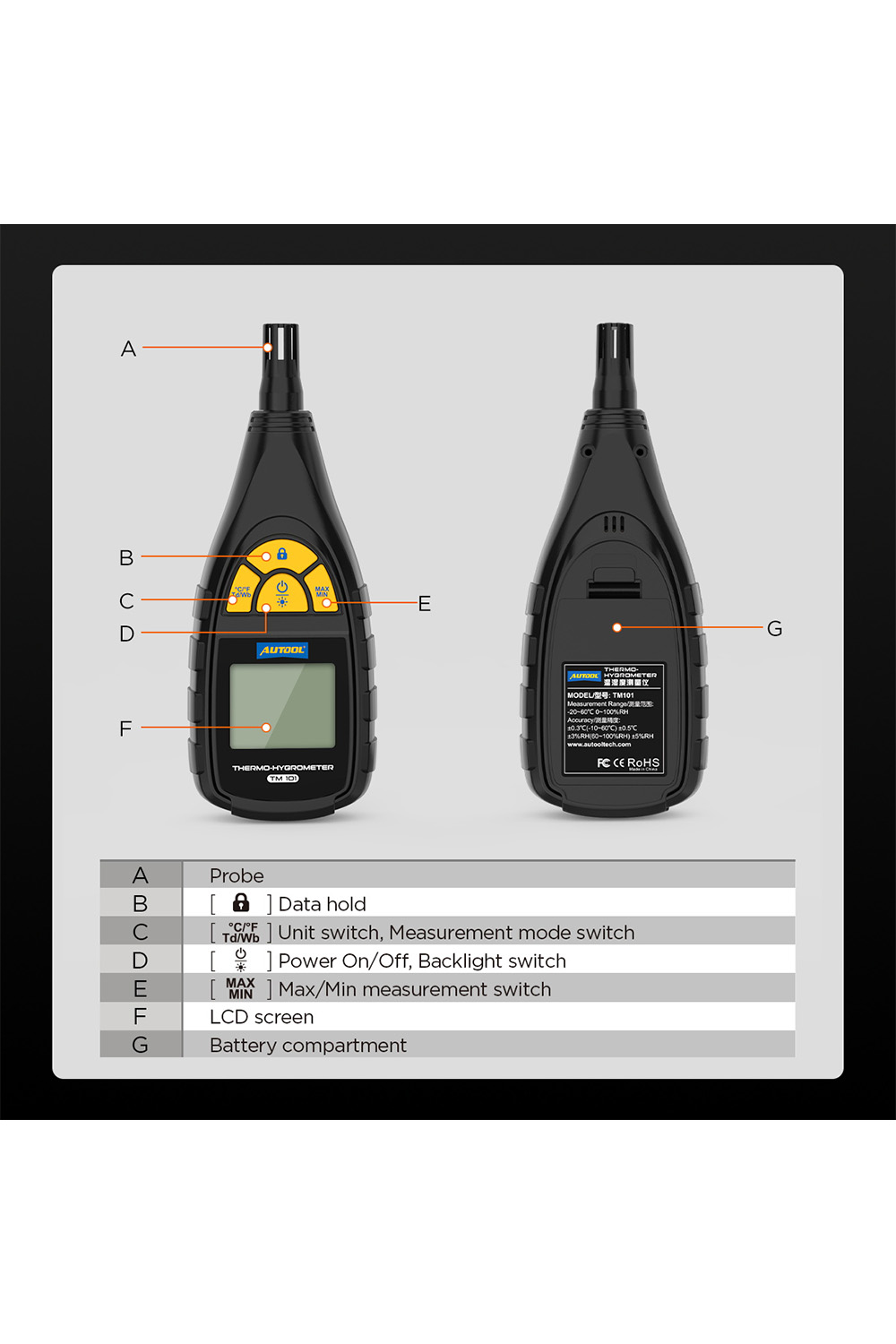 AUTOOL TM101 - Slika 12